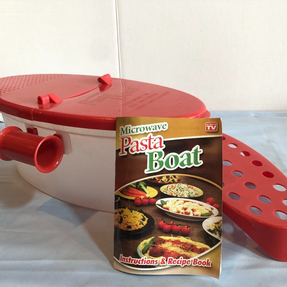 Telebrands Microwave Pasta Boat with Instructions #F27